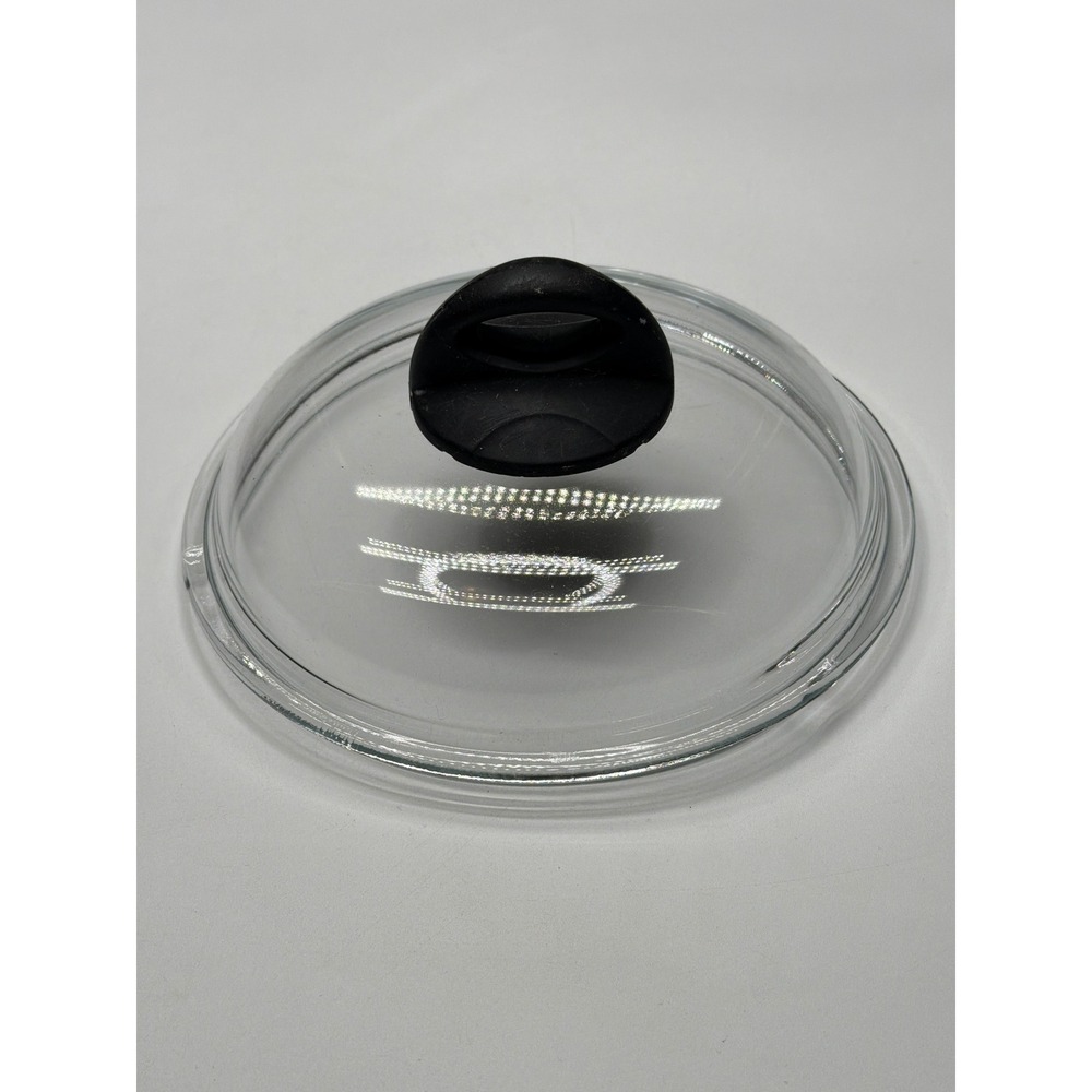 Glass Pot Lid‎ Replacement Black Knob Universal Fit 9 Inch